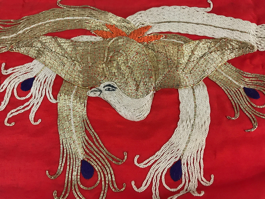 Antique Japanese Buddhist Altar Tablecloth Uchishiki Triangle Uwajoku Maejyoku B