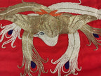 Antique Japanese Buddhist Altar Tablecloth Uchishiki Triangle Uwajoku Maejyoku B