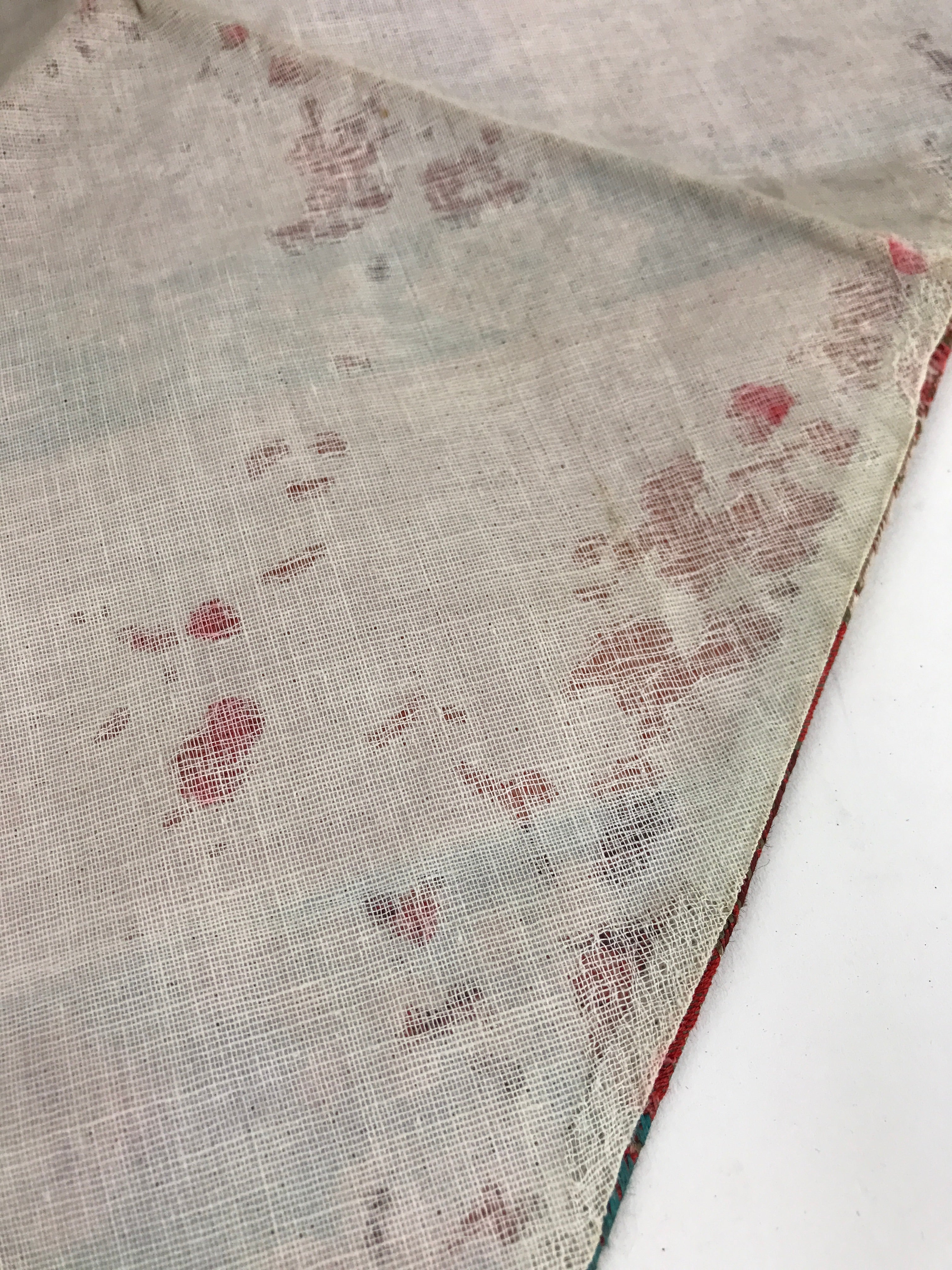 Antique Japanese Buddhist Altar Tablecloth Uchishiki Triangle Uwajoku Maejyoku B