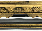Antique Japanese Buddhist Altar Wood Lacquer Offering Table Maejoku Gold BA495