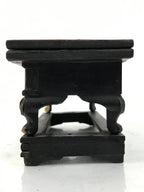 Antique Japanese Buddhist Altar Wood Lacquer Offering Table Maejoku Gold BA496