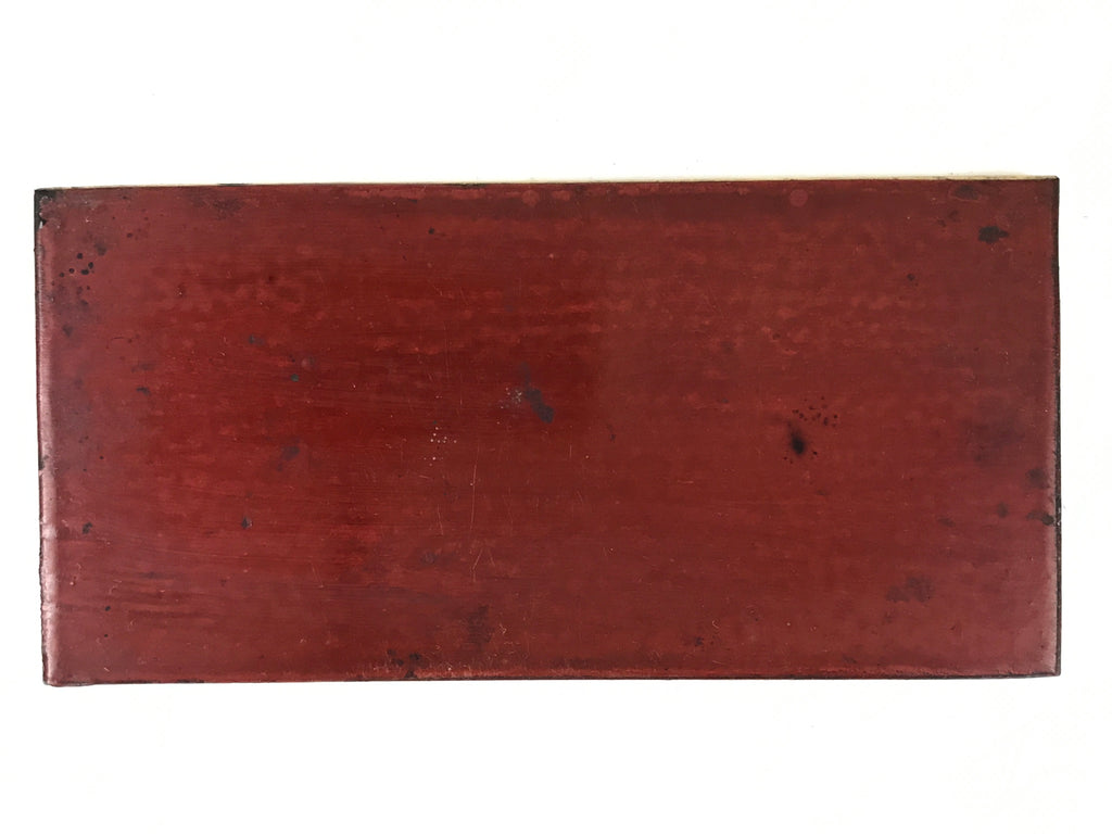 Antique Japanese Buddhist Altar Wood Lacquer Offering Table Maejoku Gold BA496