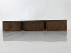 Antique Japanese Buddhist Altar Wood Lacquer Ranma Carved Cloud Deity Gold BA488