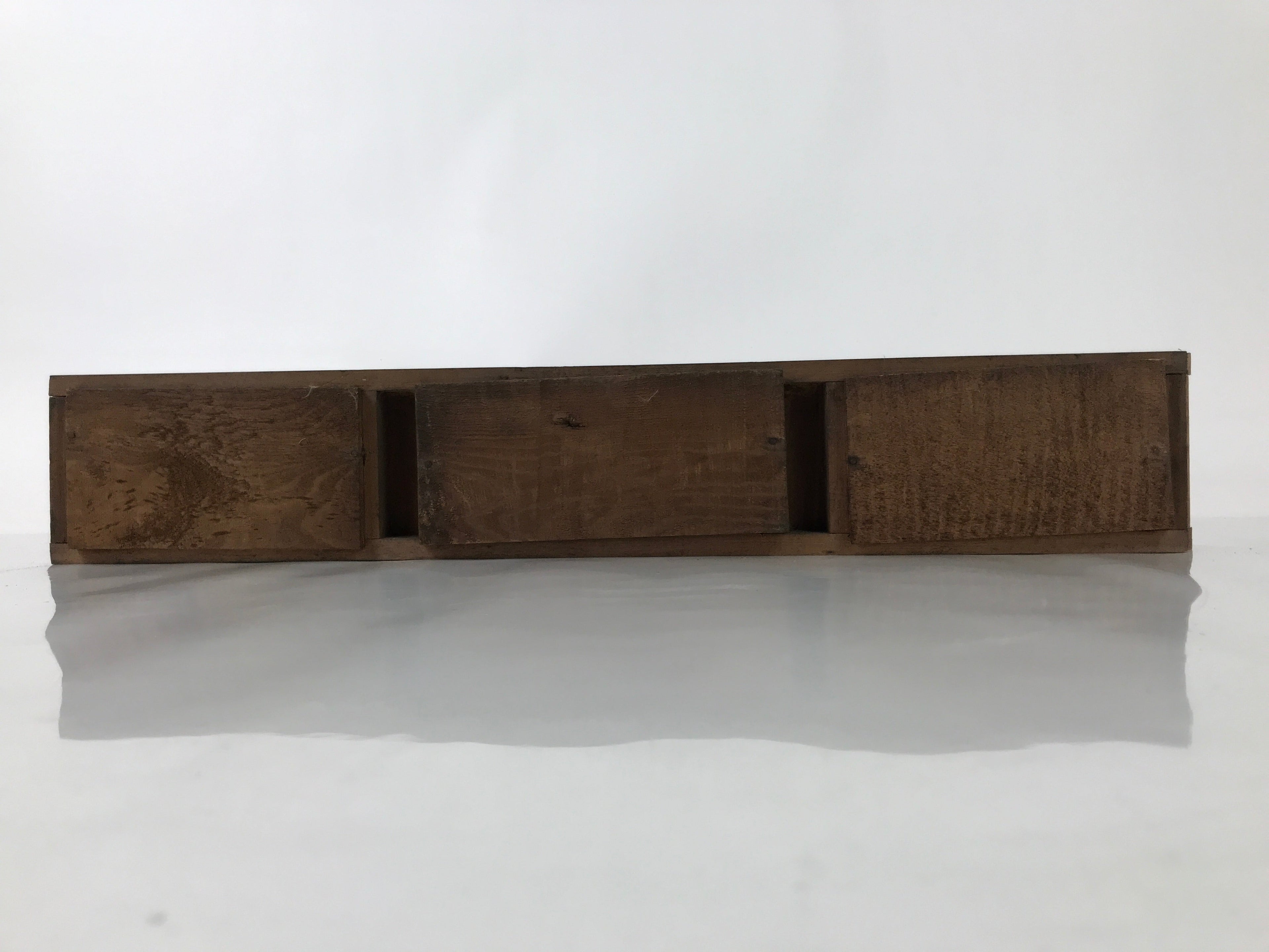 Antique Japanese Buddhist Altar Wood Lacquer Ranma Carved Cloud Deity Gold BA488
