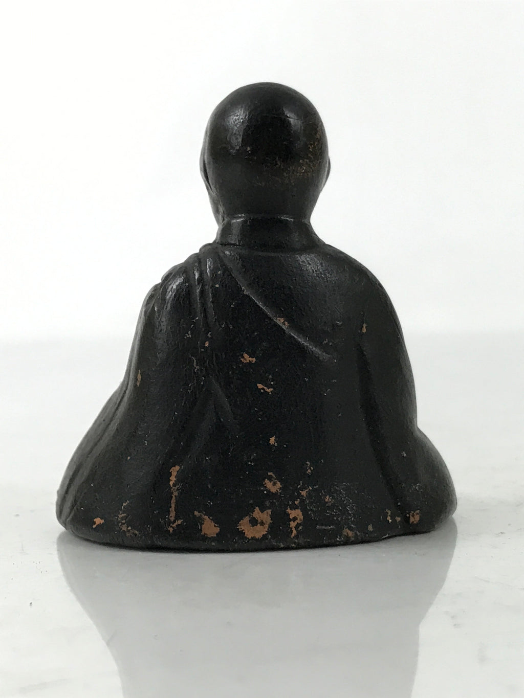 Antique Japanese Buddhist Ceramic Statue Kukai Kobo Daishi Altar Fiting BA549