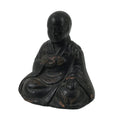 Antique Japanese Buddhist Ceramic Statue Kukai Kobo Daishi Altar Fiting BA549
