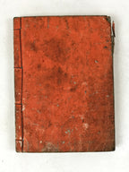 Antique Japanese Buddhist Sutra Book C1890 Meiji Shinran Godensho Red BA270