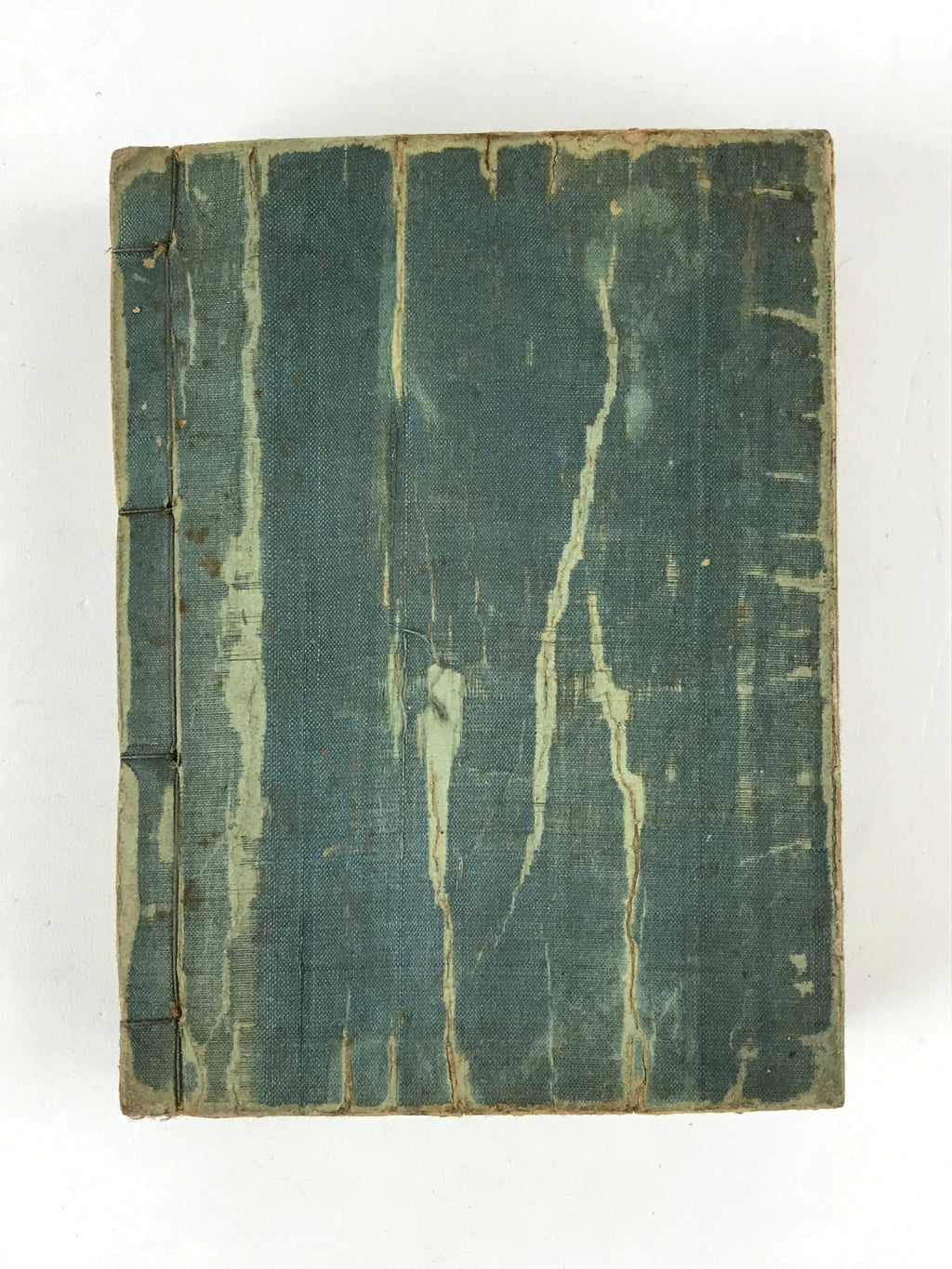 Antique Japanese Buddhist Sutra Book C1915 Shinshu Gowazan Paper Green BA177