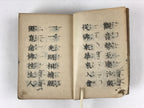 Antique Japanese Buddhist Sutra Book C1915 Shinshu Gowazan Paper Green BA177