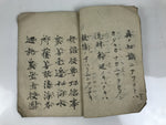 Antique Japanese Buddhist Sutra Prayer Book C1890 Meiji Paper Handwritten BA610