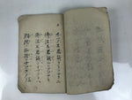 Antique Japanese Buddhist Sutra Prayer Book C1890 Meiji Paper Handwritten BA610
