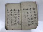 Antique Japanese Buddhist Sutra Prayer Book C1890 Meiji Paper Handwritten BA610