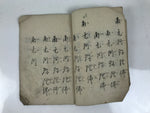 Antique Japanese Buddhist Sutra Prayer Book C1890 Meiji Paper Handwritten BA610