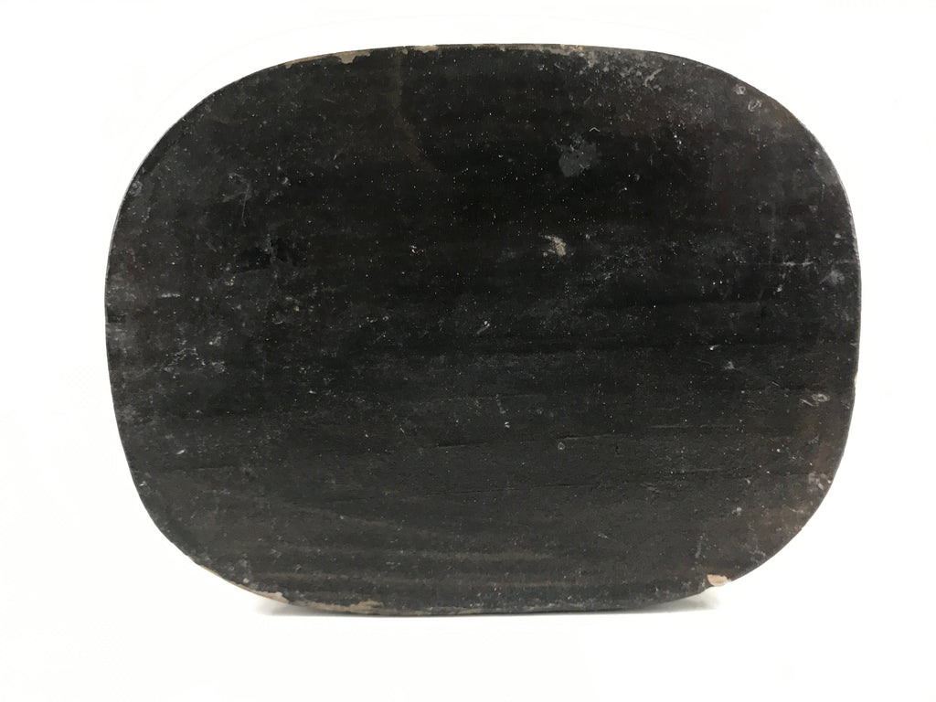 Antique Japanese Buddhist Wood Zushi Shrine Reliquary Box Black Gold BA310