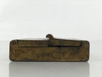 Antique Japanese Buddhist Zushi Shrine Statue Amida Nyorai Metal Gold BA704