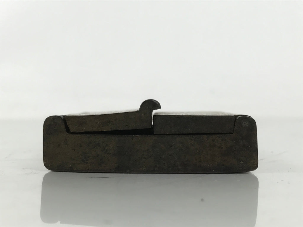 Antique Japanese Buddhist Zushi Shrine Statue Amida Nyorai Metal Gold BA704
