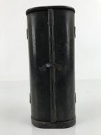 Antique Japanese Buddhist Zushi Shrine W/ Statue Lacquer Wood Black Gold BA311