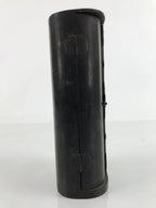Antique Japanese Buddhist Zushi Shrine W/ Statue Lacquer Wood Black Gold BA311