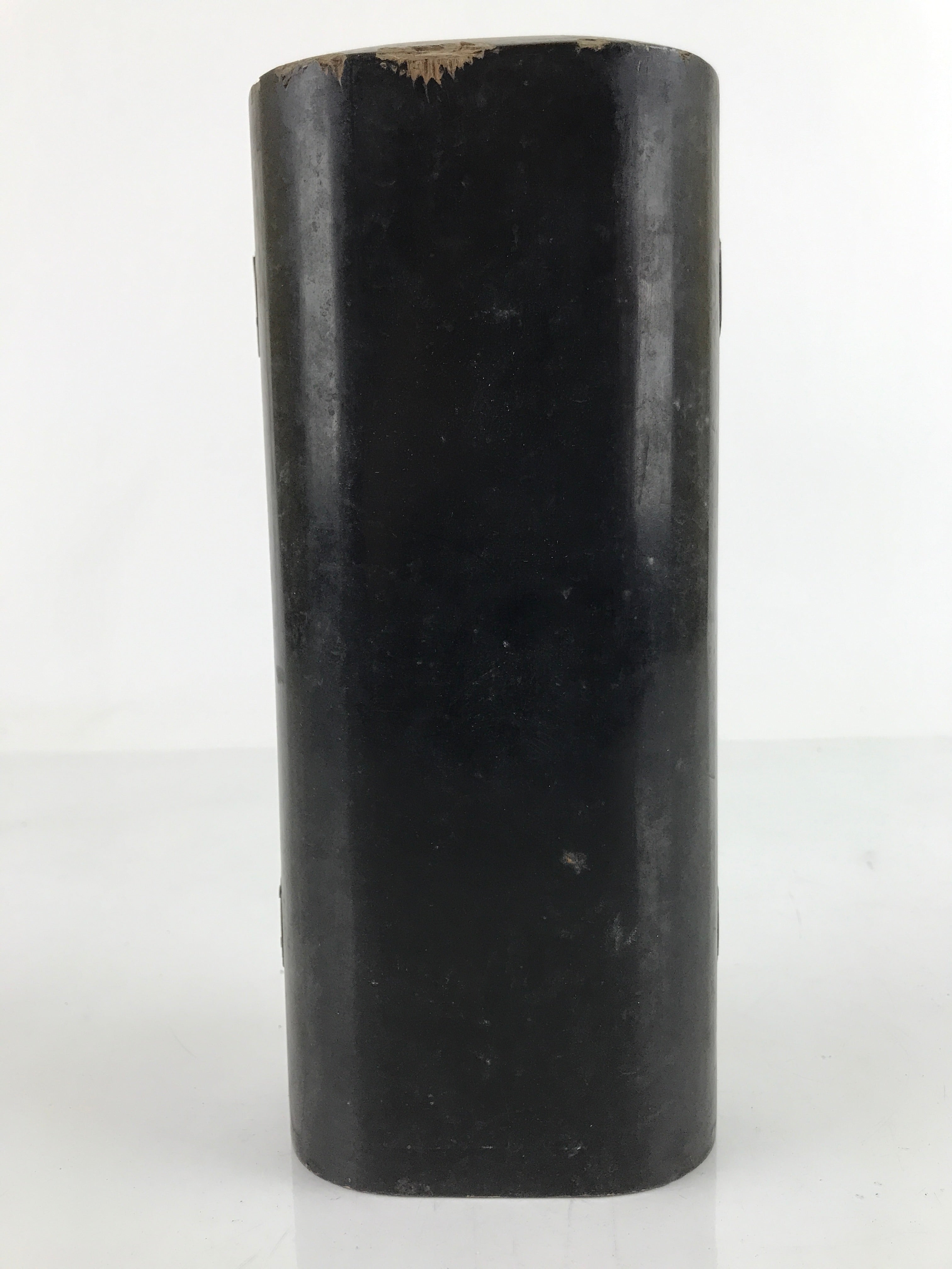 Antique Japanese Buddhist Zushi Shrine W/ Statue Lacquer Wood Black Gold BA311