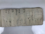 Antique Japanese C1887 Meiji Land Tax Property Register Map Document Paper P430