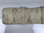 Antique Japanese C1887 Meiji Land Tax Property Register Map Document Paper P430