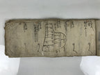 Antique Japanese C1887 Meiji Land Tax Property Register Map Document Paper P430