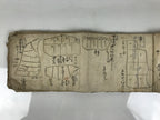 Antique Japanese C1887 Meiji Land Tax Property Register Map Document Paper P430