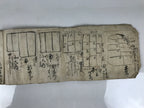 Antique Japanese C1887 Meiji Land Tax Property Register Map Document Paper P430
