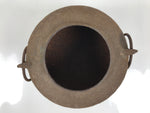 Antique Japanese Cast Iron Kettle Chagama Pot Tetsu Brazier Tea Ceremony C33