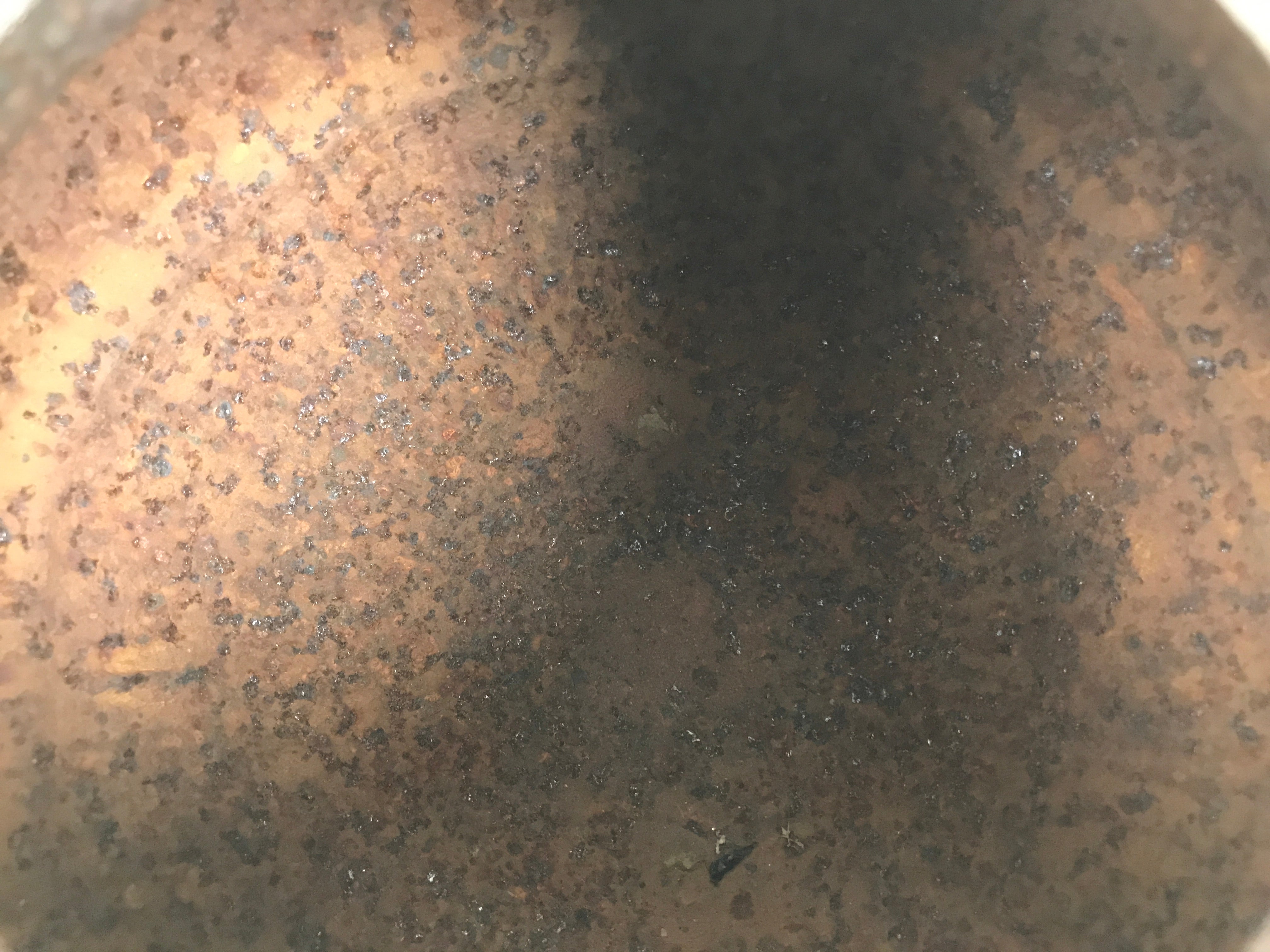 Antique Japanese Cast Iron Kettle Chagama Pot Tetsu Brazier Tea Ceremony C33