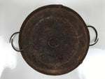 Antique Japanese Cast Iron Kettle Chagama Pot Tetsu Brazier Tea Ceremony C33