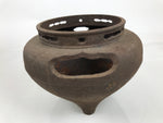 Antique Japanese Cast Iron Kettle Chagama Pot Tetsu Brazier Tea Ceremony C33