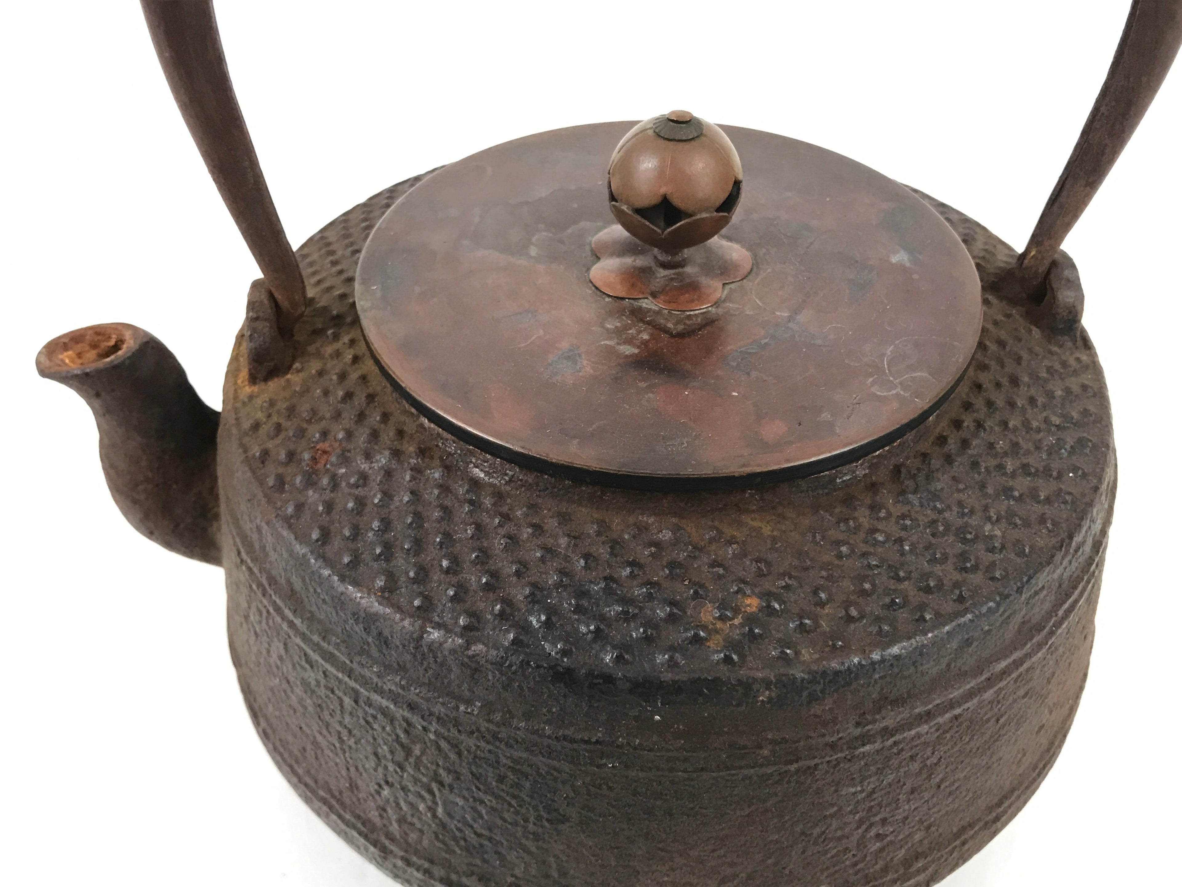 Antique Japanese Cast Iron Tetsubin Kettle Teapot Tea Ceremony Nanbu Tekki T121