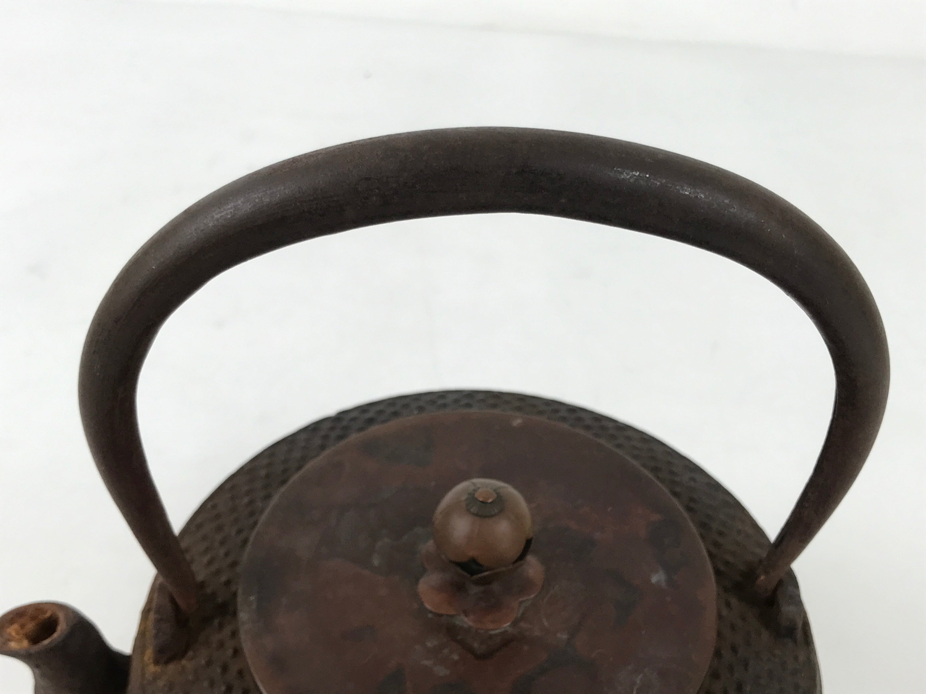 Antique Japanese Cast Iron Tetsubin Kettle Teapot Tea Ceremony Nanbu Tekki T121