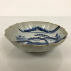Antique Japanese Ceramic Imari Namasu Small Bowl Sometsuke Kobachi Pine Y556