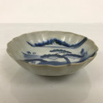 Antique Japanese Ceramic Imari Namasu Small Bowl Sometsuke Kobachi Pine Y556