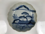 Antique Japanese Ceramic Imari Namasu Small Bowl Sometsuke Kobachi Pine Y556