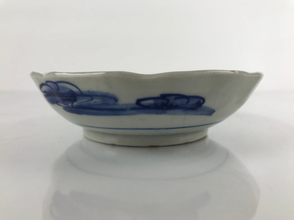 Antique Japanese Ceramic Imari Namasu Small Bowl Sometsuke Kobachi Salad PY666