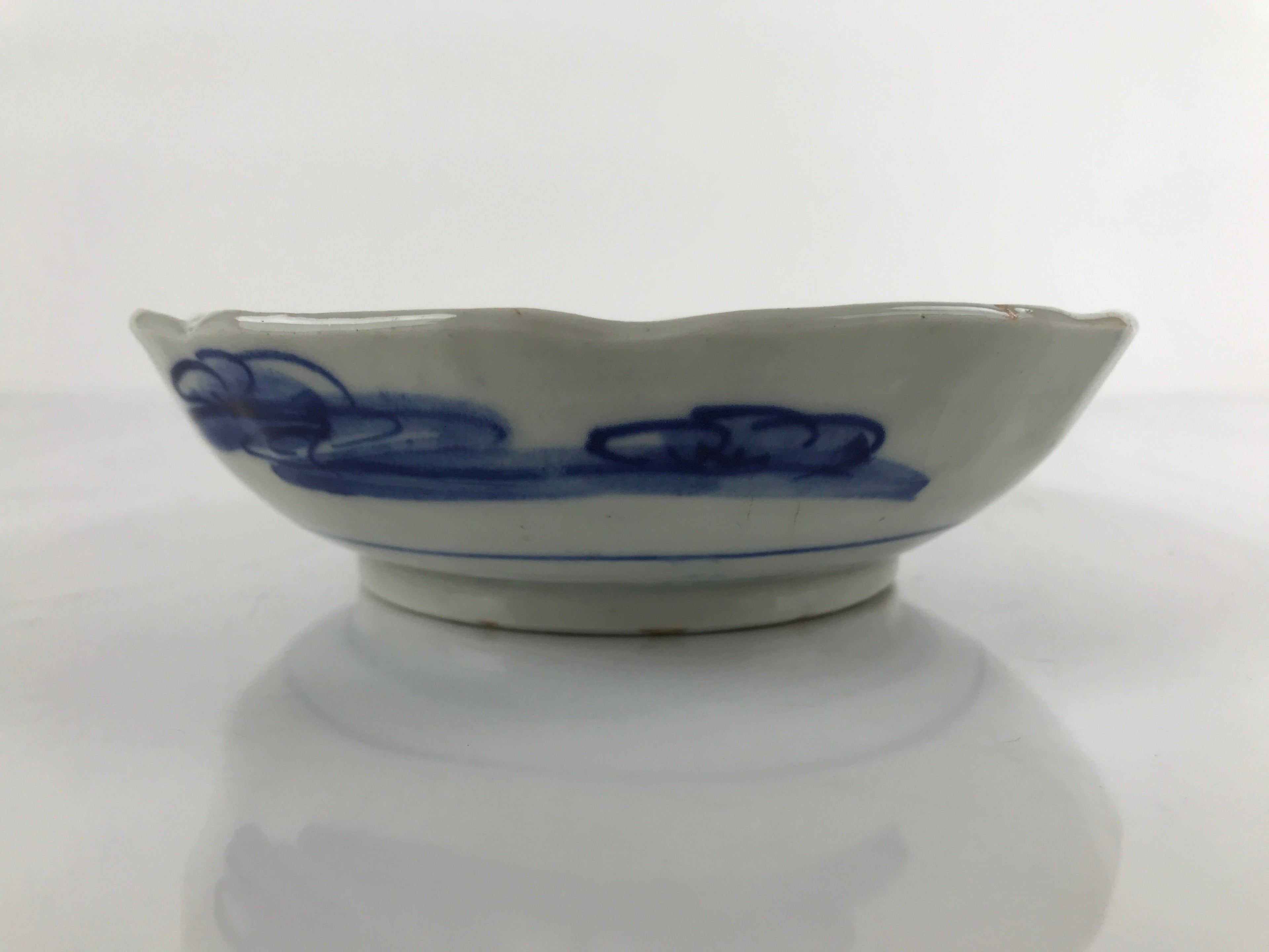 Antique Japanese Ceramic Imari Namasu Small Bowl Sometsuke Kobachi Salad PY666