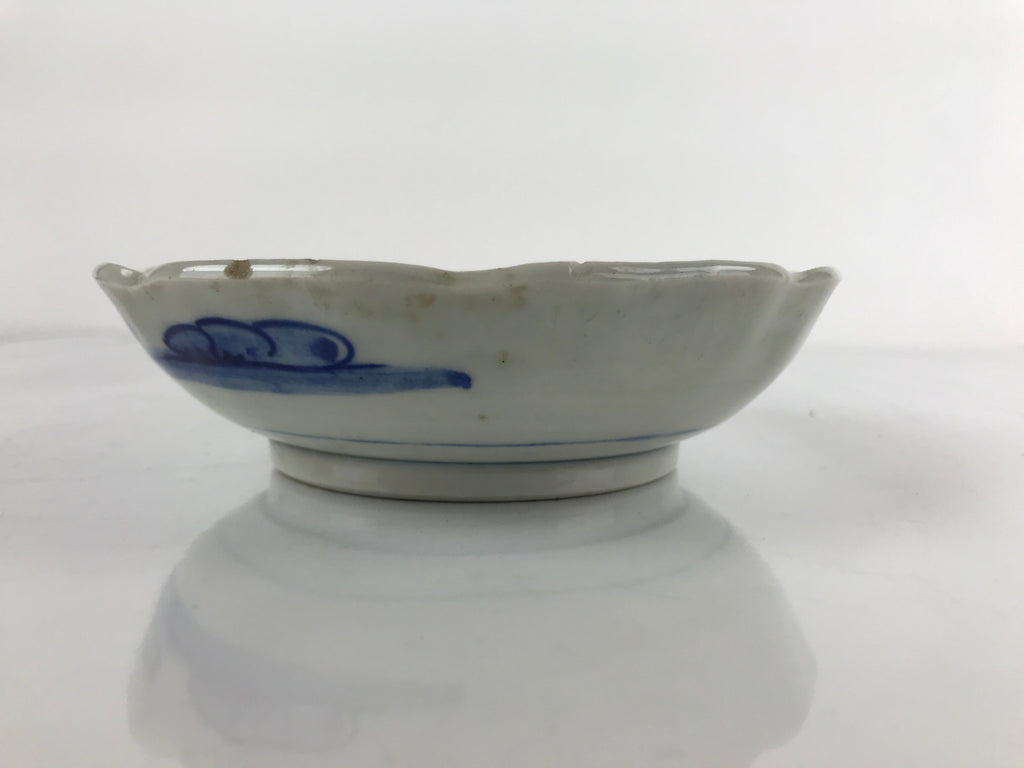 Antique Japanese Ceramic Imari Namasu Small Bowl Sometsuke Kobachi Salad PY666