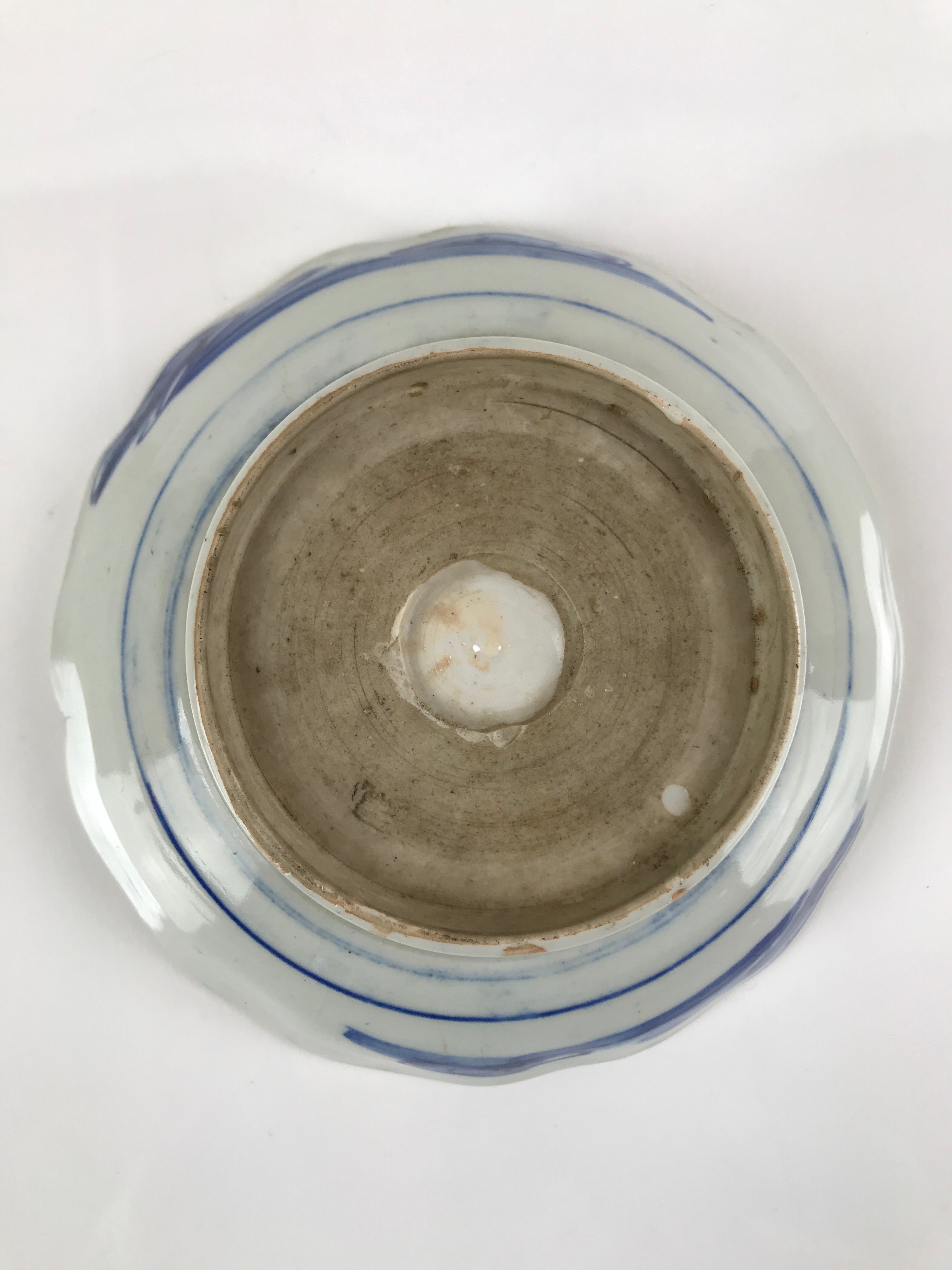 Antique Japanese Ceramic Imari Namasu Small Bowl Sometsuke Kobachi Salad PY666