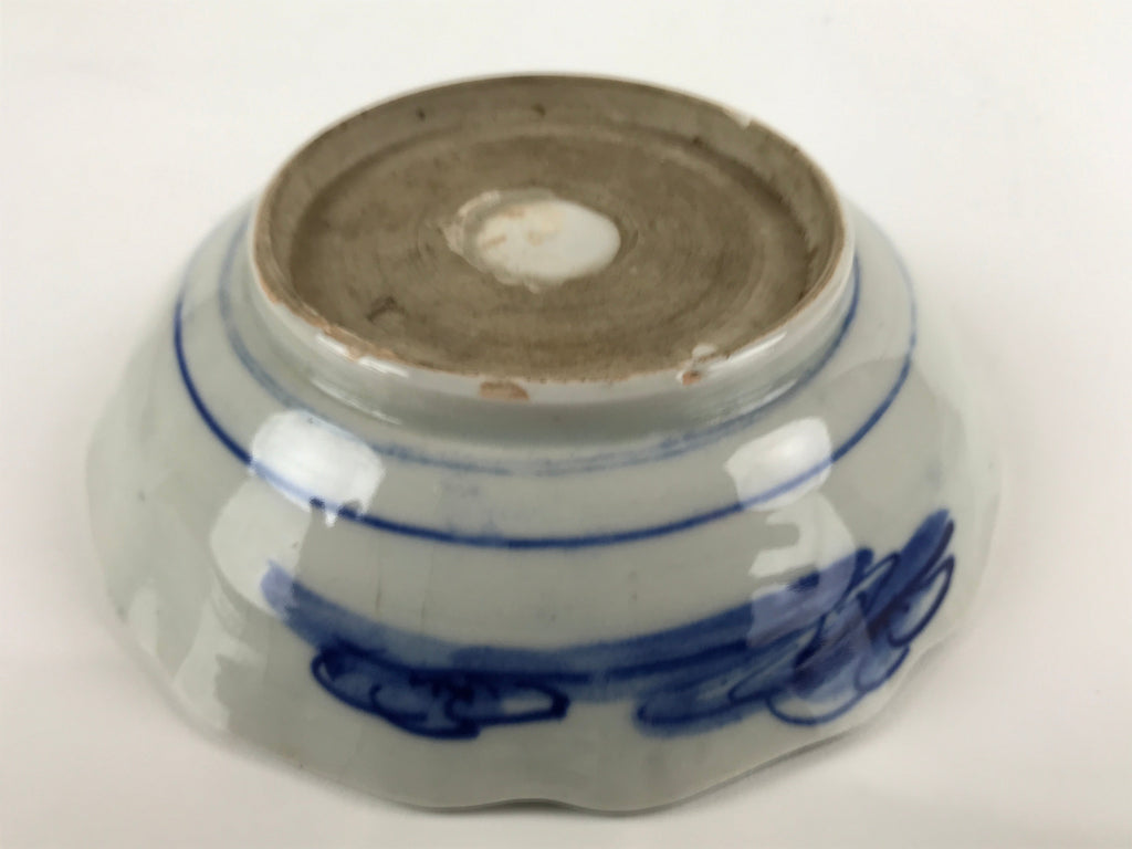 Antique Japanese Ceramic Imari Namasu Small Bowl Sometsuke Kobachi Salad PY666