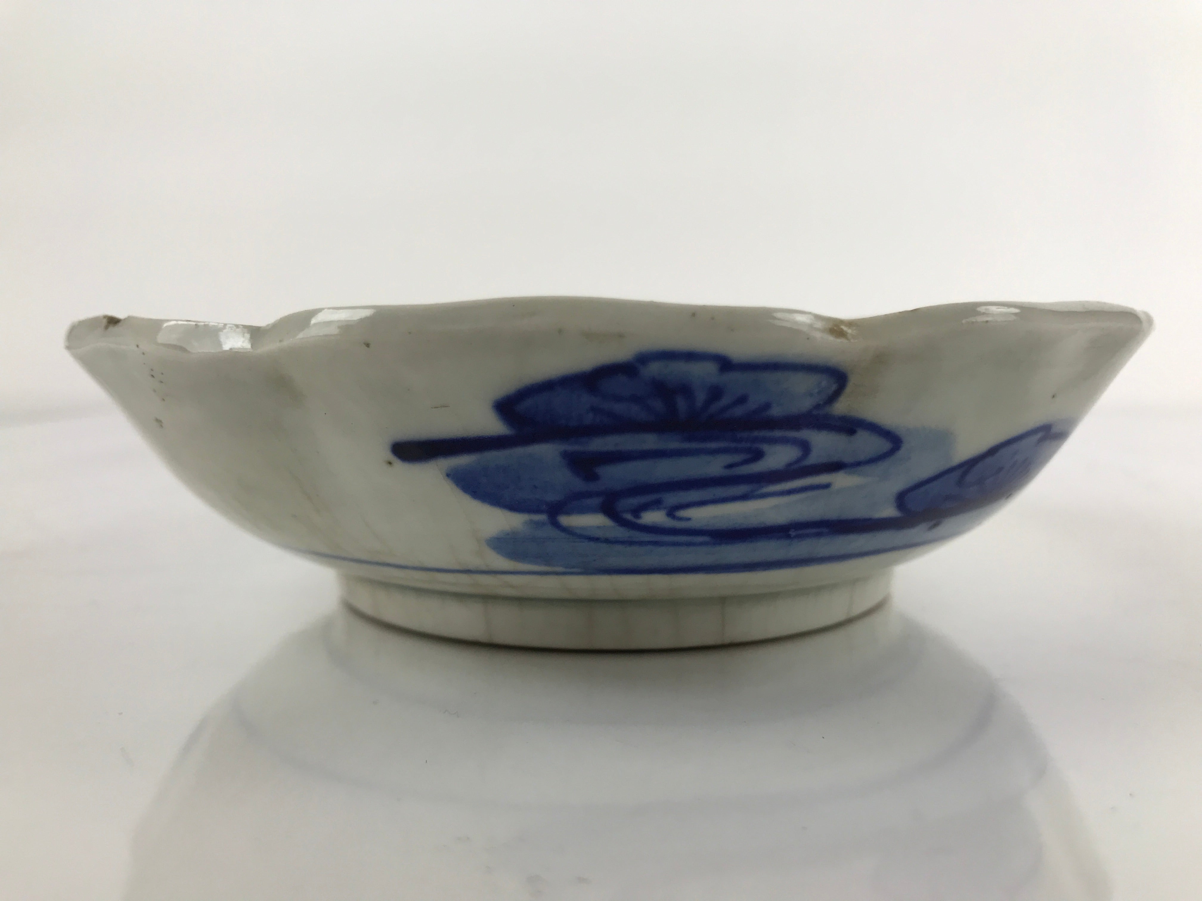 Antique Japanese Ceramic Imari Namasu Small Bowl Sometsuke Kobachi Salad PY667