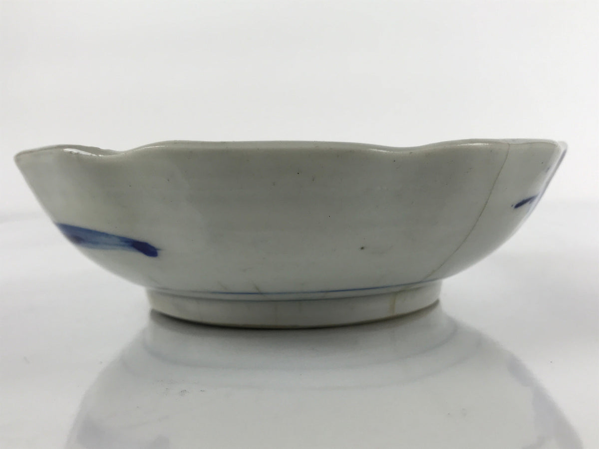 Antique Japanese Ceramic Imari Namasu Small Bowl Sometsuke Kobachi Salad PY668