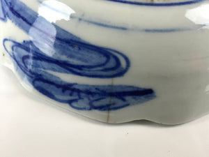 Antique Japanese Ceramic Imari Namasu Small Bowl Sometsuke Kobachi Salad PY669