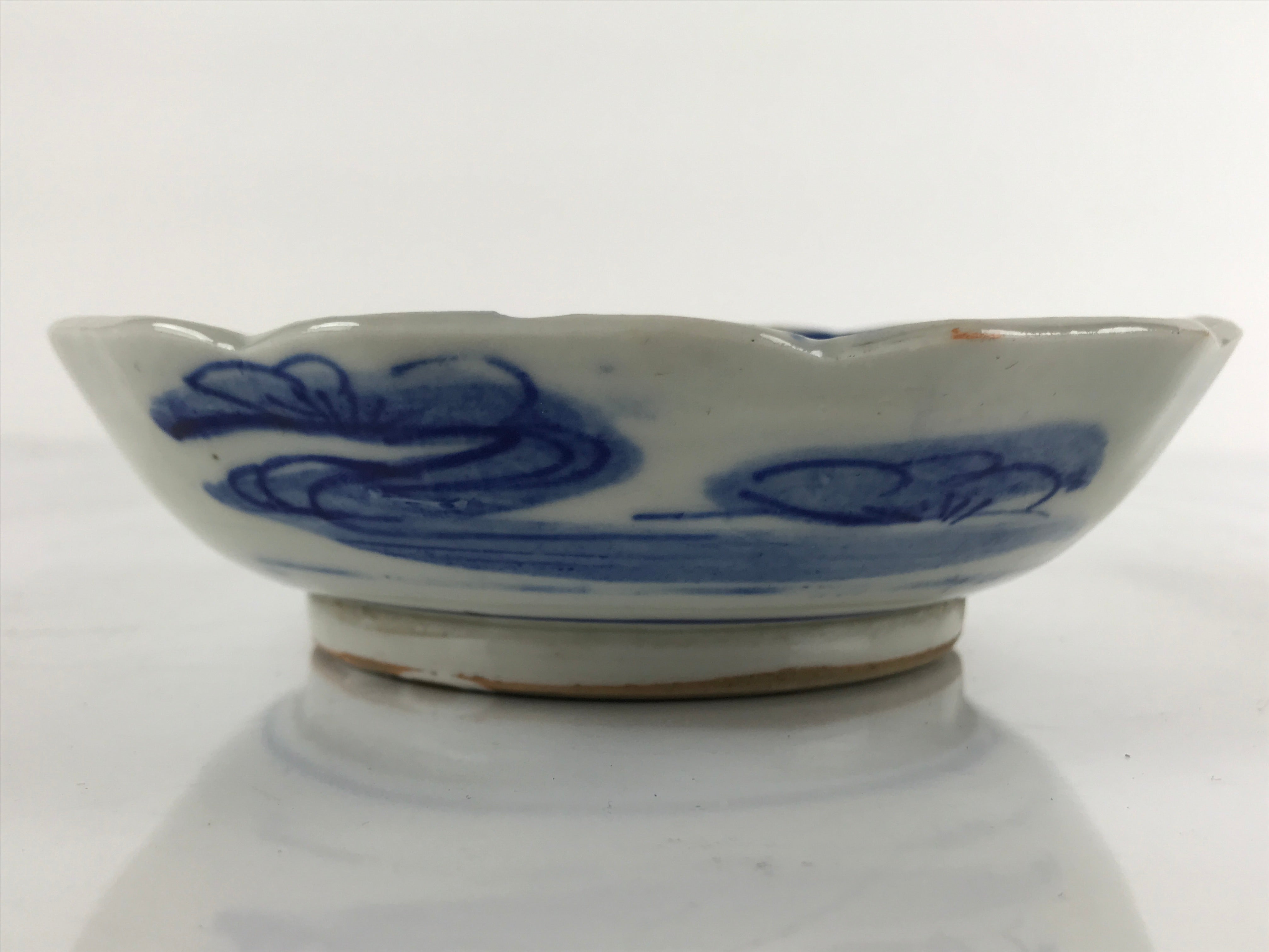 Antique Japanese Ceramic Imari Namasu Small Bowl Sometsuke Kobachi Salad PY669