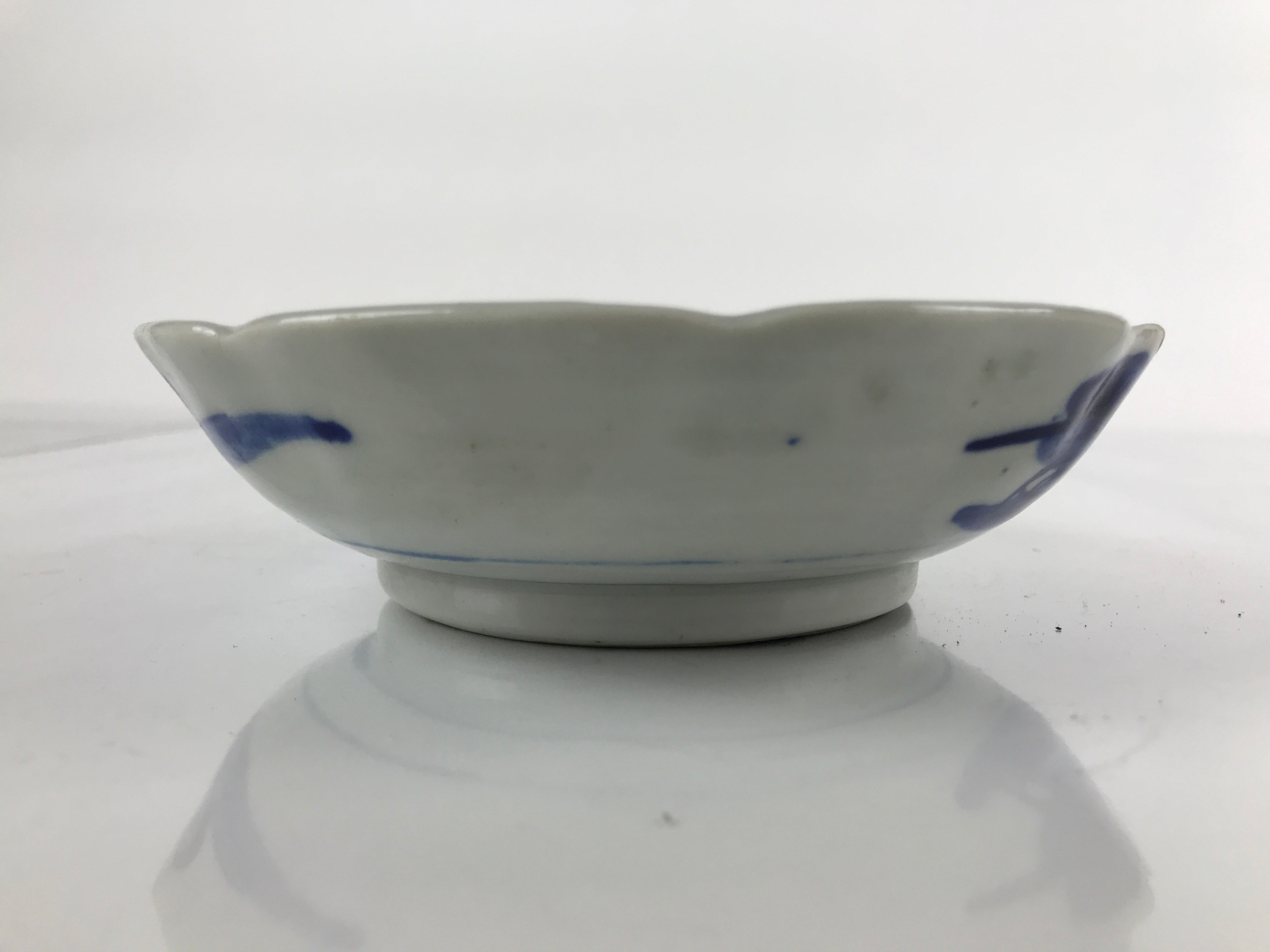 Antique Japanese Ceramic Imari Namasu Small Bowl Sometsuke Kobachi Salad PY670