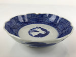 Antique Japanese Ceramic Imari Namasu Small Bowl Sometsuke Kobachi Salad PY670