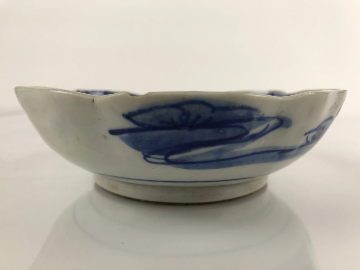 Antique Japanese Ceramic Imari Namasu Small Bowl Sometsuke Kobachi Salad PY673