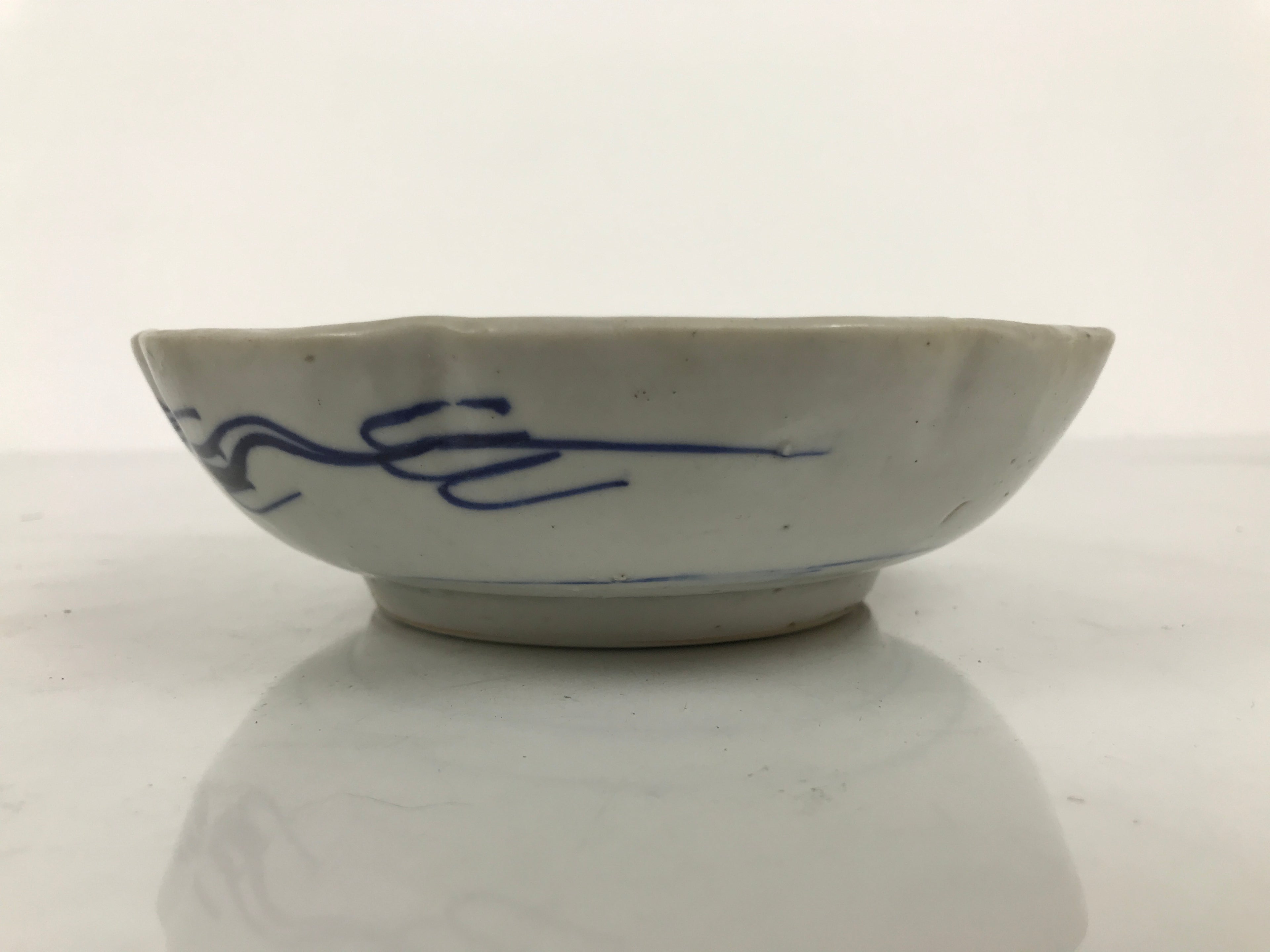 Antique Japanese Ceramic Imari Namasu Small Bowl Sometsuke Kobachi Salad Y555
